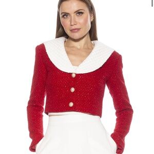 Alexia Admor Clementine festive Christmas cropped jacket!